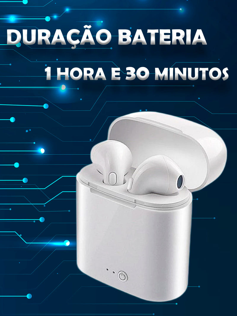 "Fone De Ouvido Sem Fio i7S Tws Bluetooth"