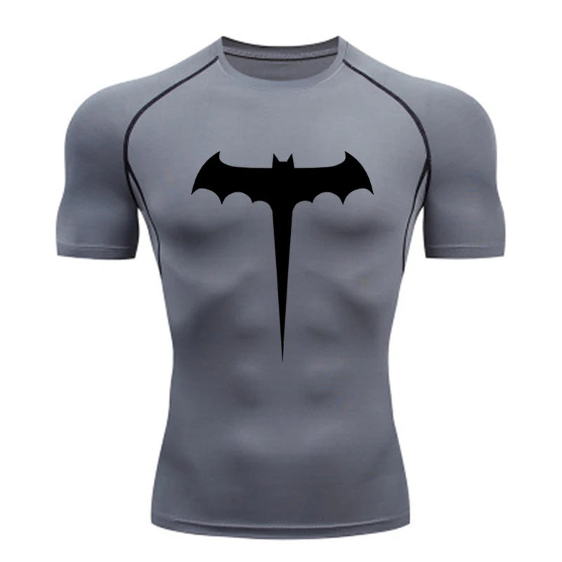 "Camiseta de Compressão Batman O Cavaleiro das Trevas"