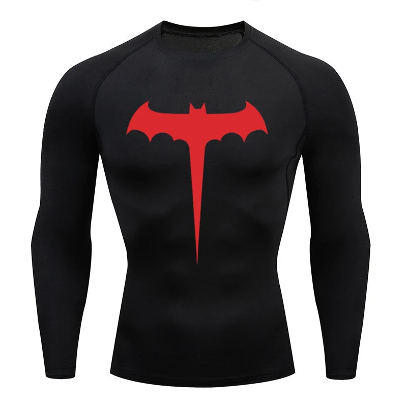 "Camiseta de Compressão Batman O Cavaleiro das Trevas"