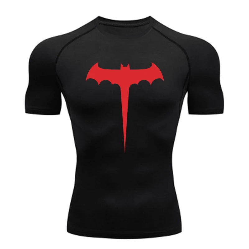 "Camiseta de Compressão Batman O Cavaleiro das Trevas"