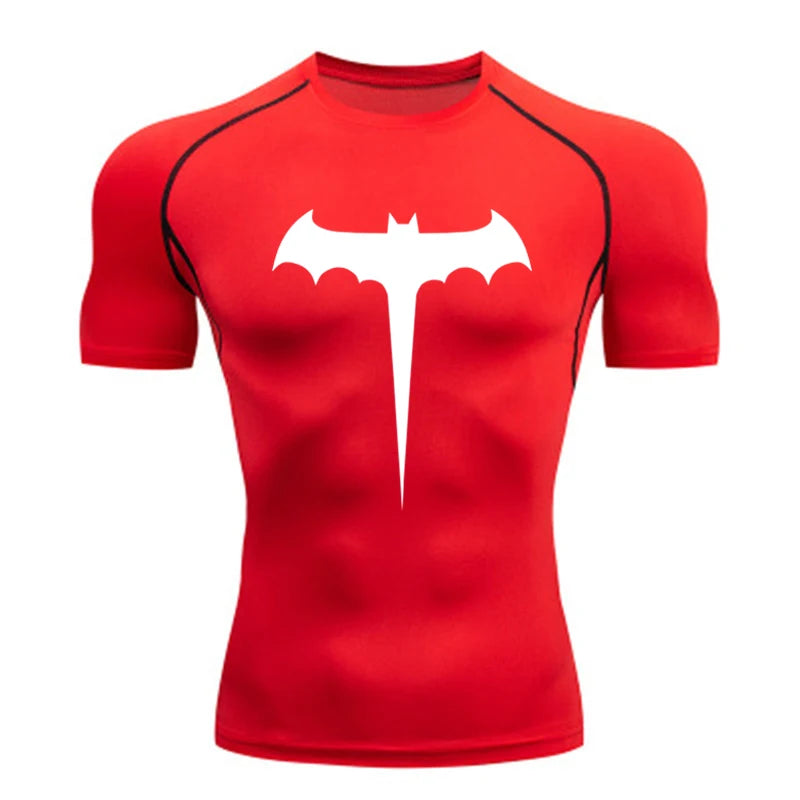 "Camiseta de Compressão Batman O Cavaleiro das Trevas"