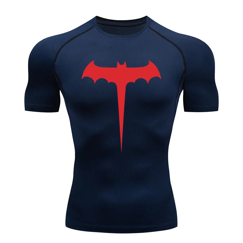 "Camiseta de Compressão Batman O Cavaleiro das Trevas"