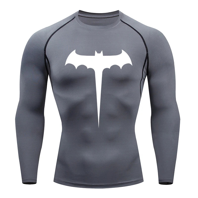 "Camiseta de Compressão Batman O Cavaleiro das Trevas"