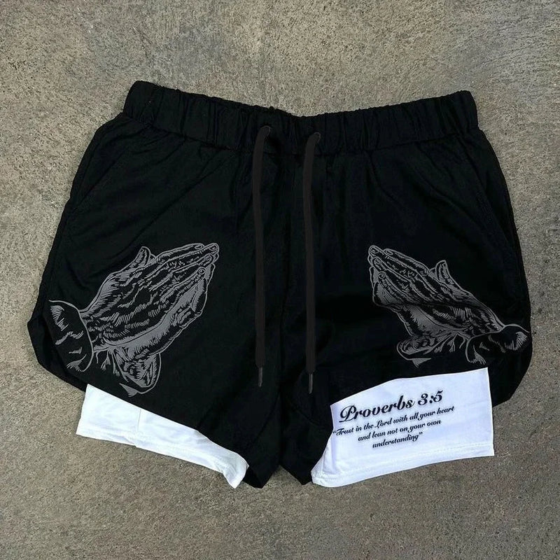 "Shorts de Compressão Cristão"